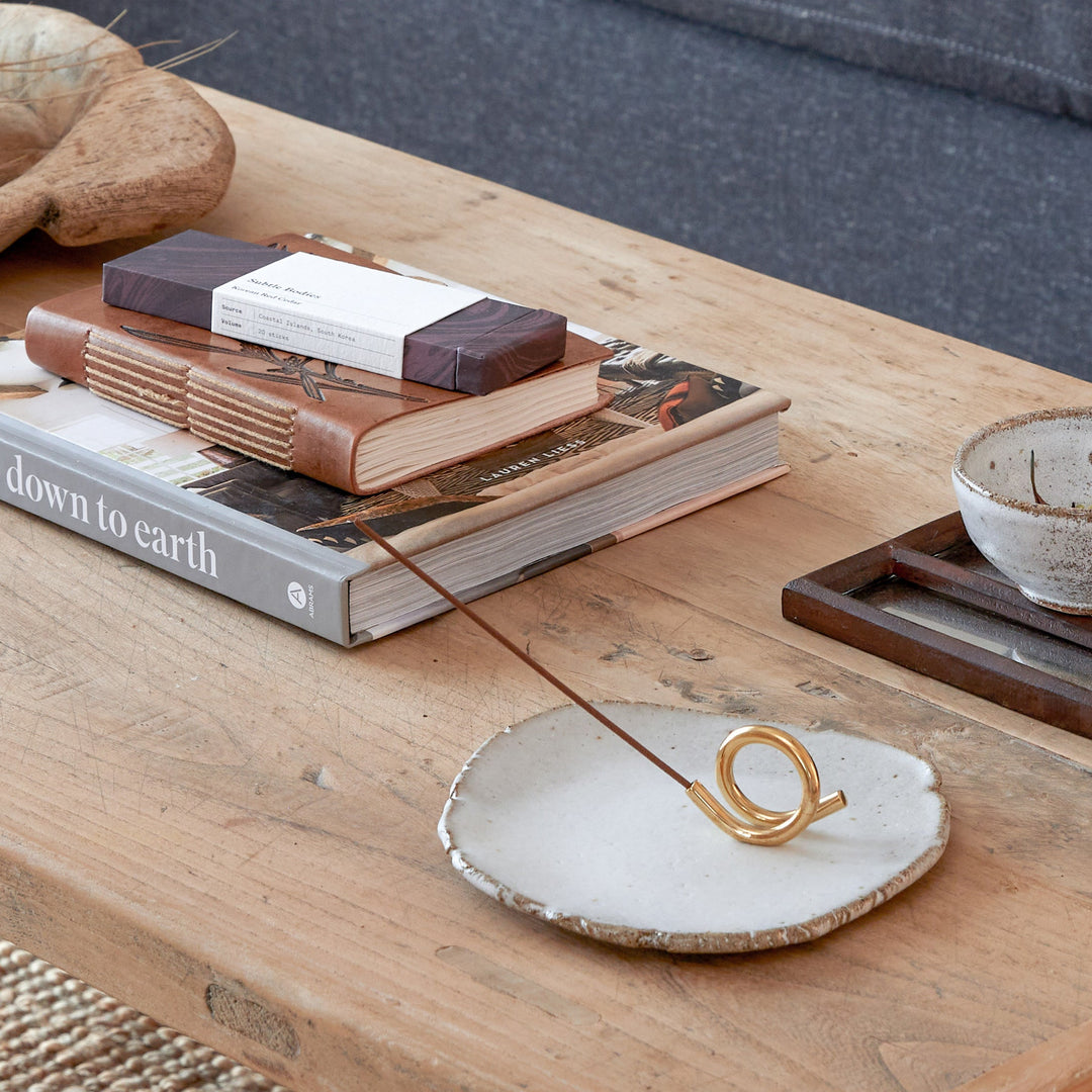 Brass Incense Holder - Ocean