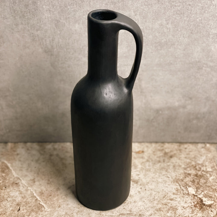 Ash Longpi Pottery Vase Bottle