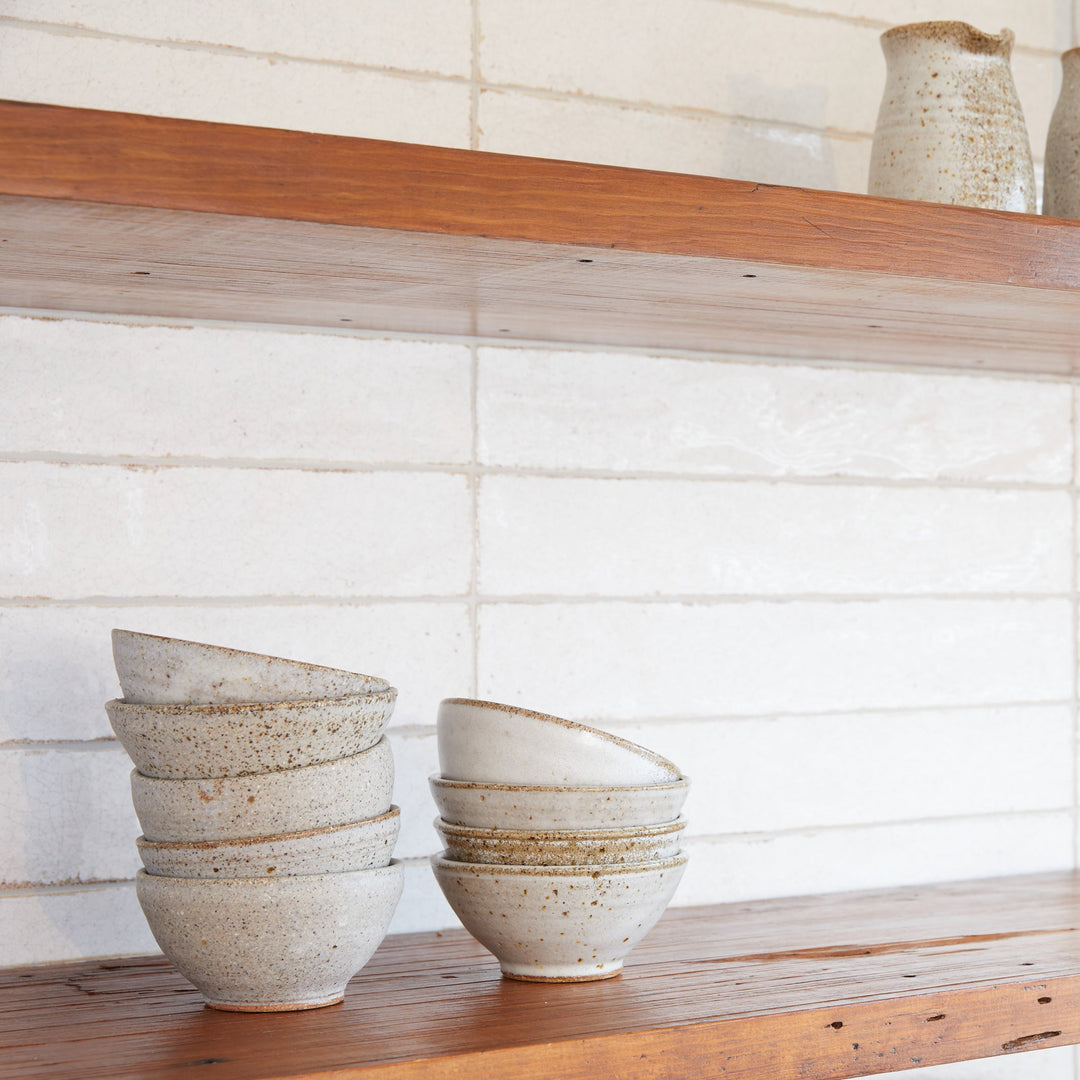 Rustic Tapas Bowl - Talcum Powder White