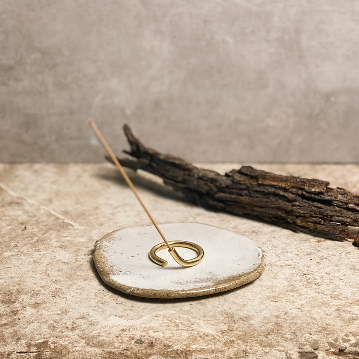 Brass Incense Holder - Lake