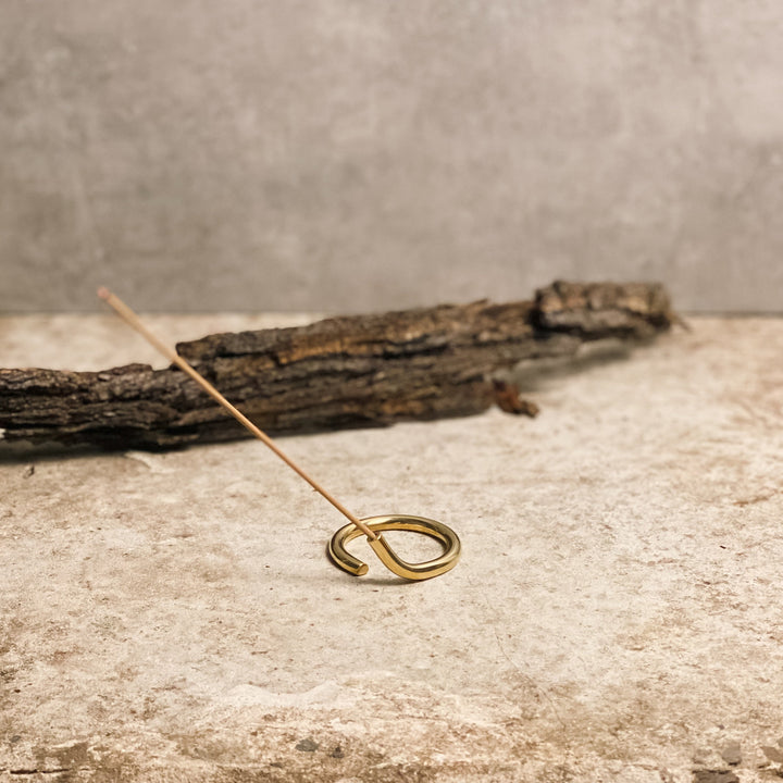 Brass Incense Holder - Lake