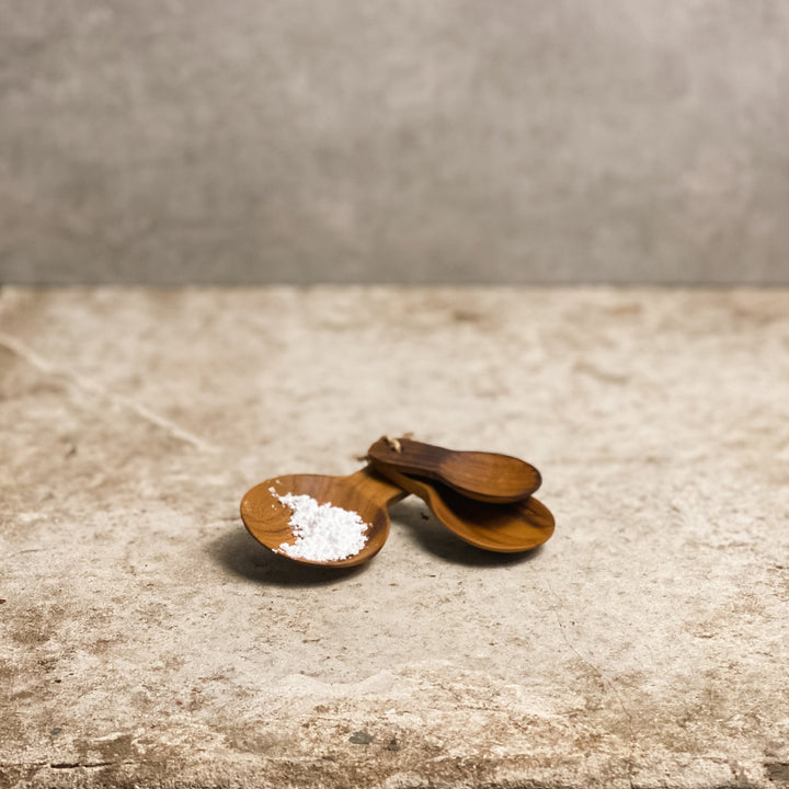 Nomad Recycled Timber Measuring Spoons - Set of 3