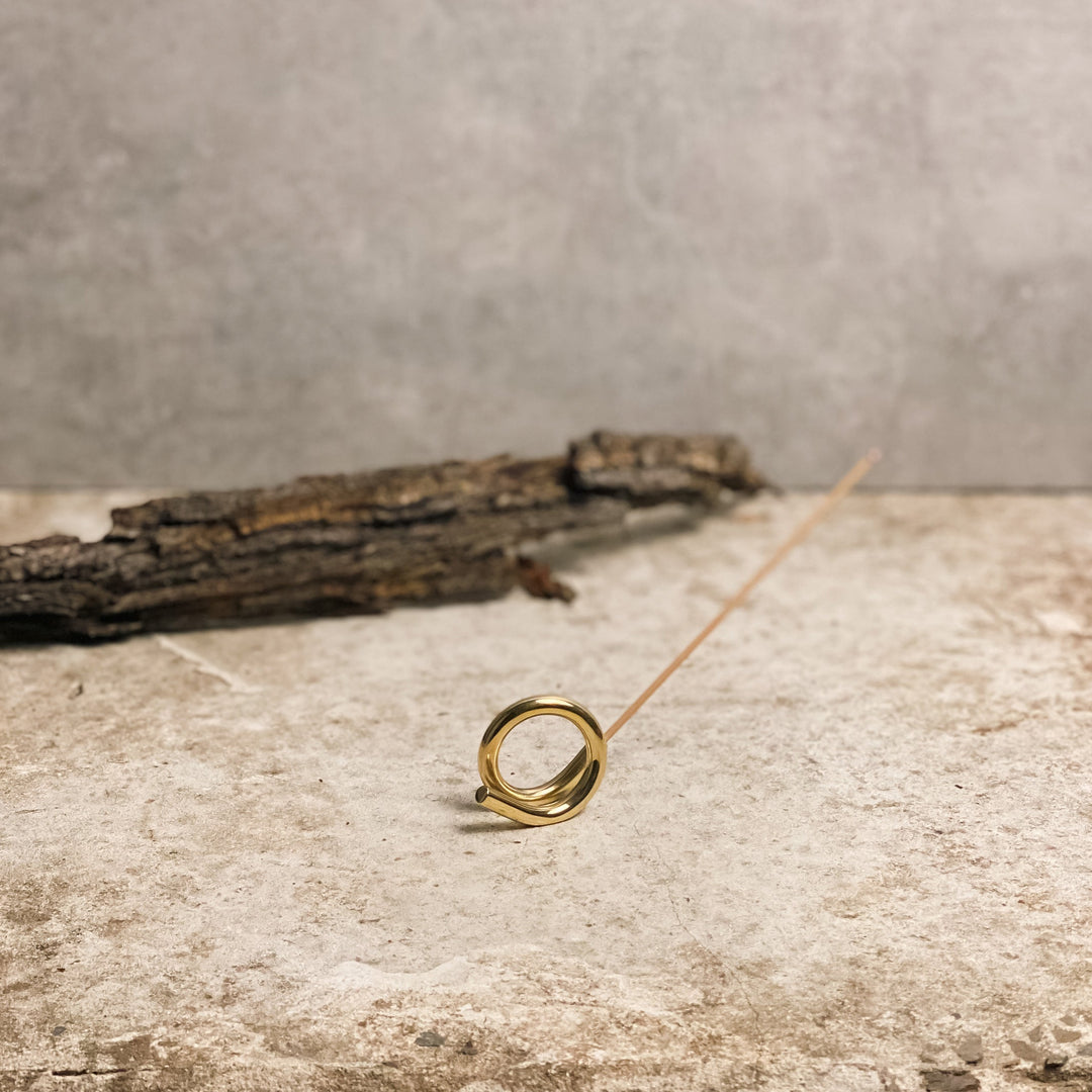 Brass Incense Holder - Ocean