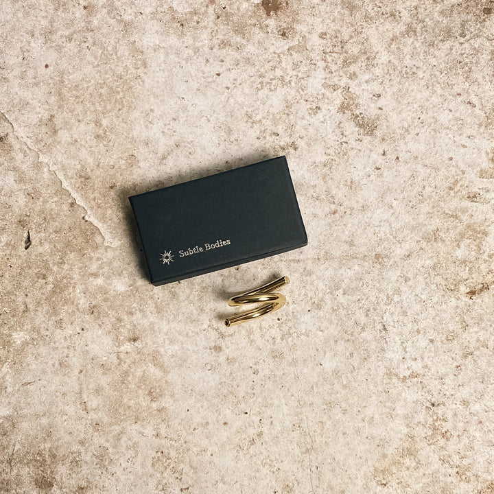 Brass Incense Holder - Ocean