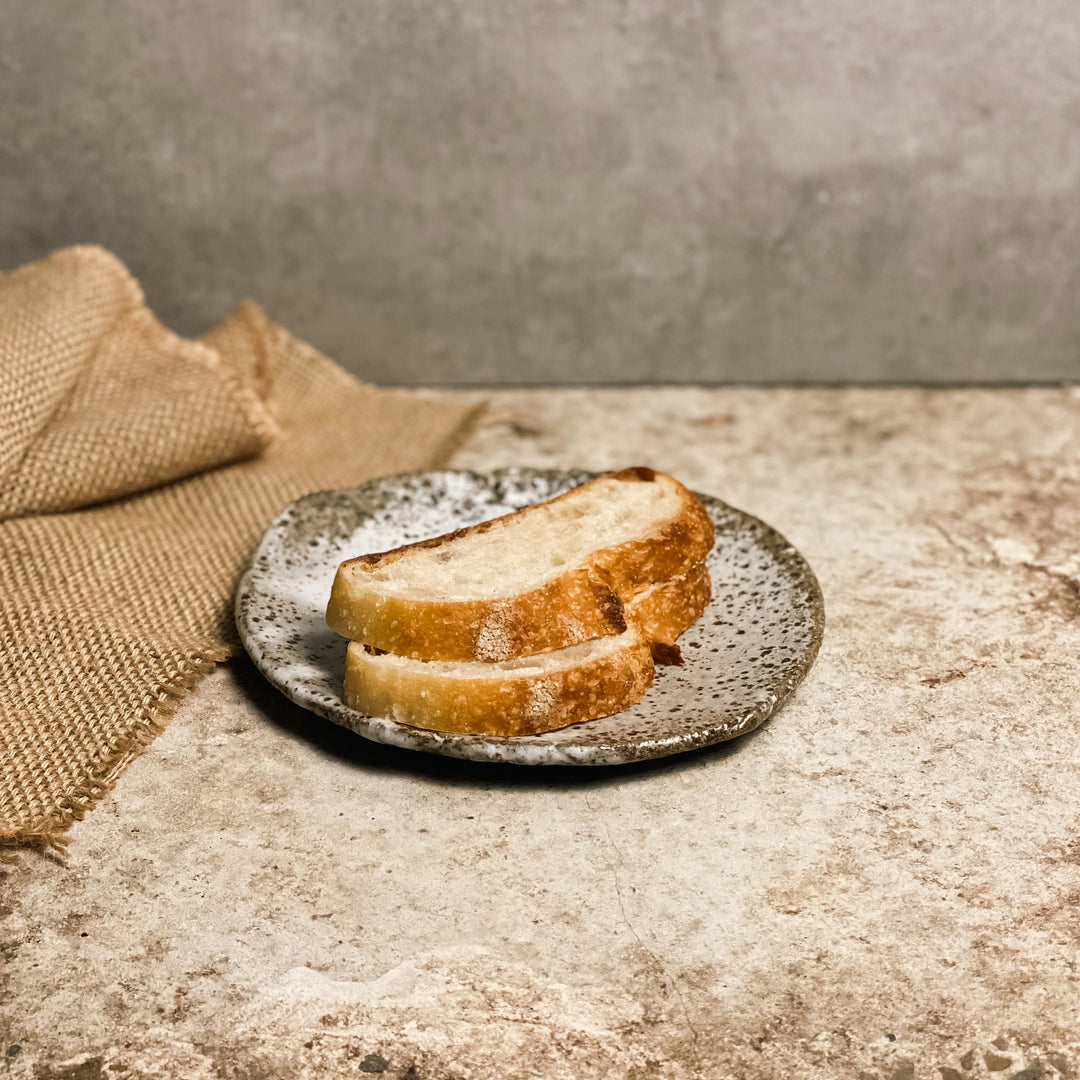 Rustic Slab Plate - Stony Medium