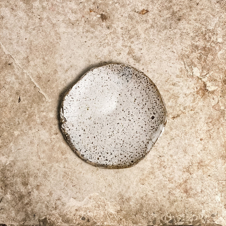Rustic Slab Plate - Stony Medium